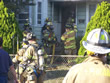 Crew preparing to enter with back-up line