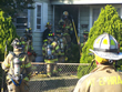 Search team entering dwelling